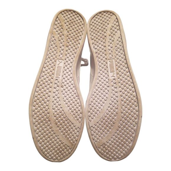 Puma Smash v2 Leather White Sneakers SZ 9.5 - Picture 6 of 9